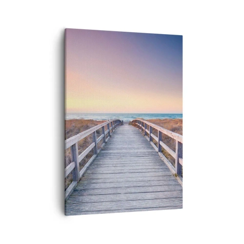 Obraz na plátně - Baltská večerní polární záře - 50x70 cm