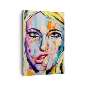 Obraz na plátně - Podívej se jí přímo do očí - 50x70 cm