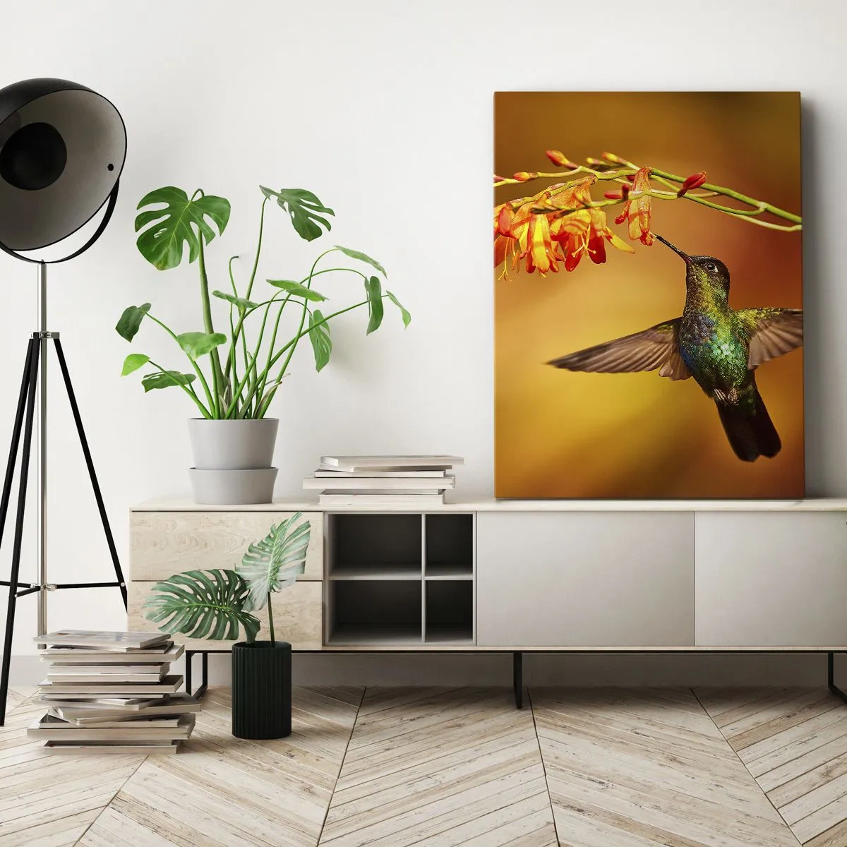 Obraz na plátně - Posel světla podle Májů - 45x80 cm