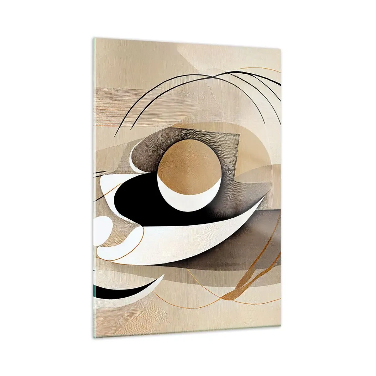 Obraz na skle - Kompozice: podstata věcí - 50x70 cm