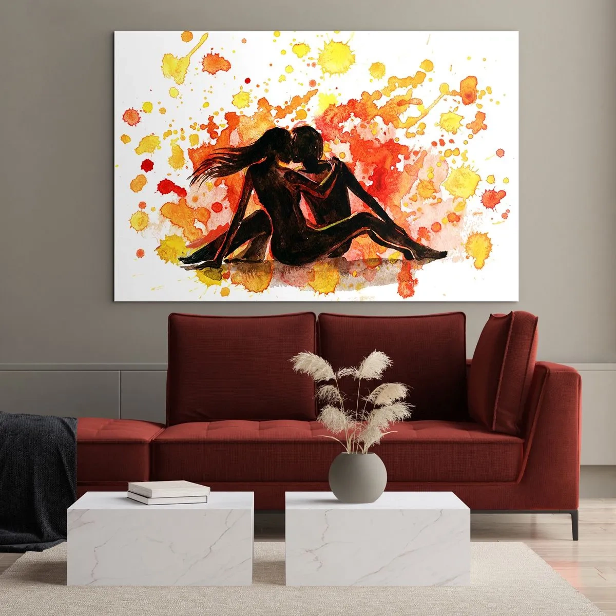 Obraz na skle - A bylo světlo - 100x70 cm