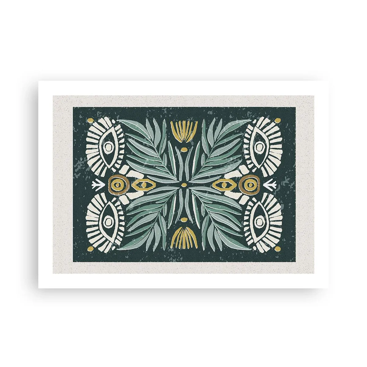 Plakát - Jako lidová vystřihovánka - 70x50 cm