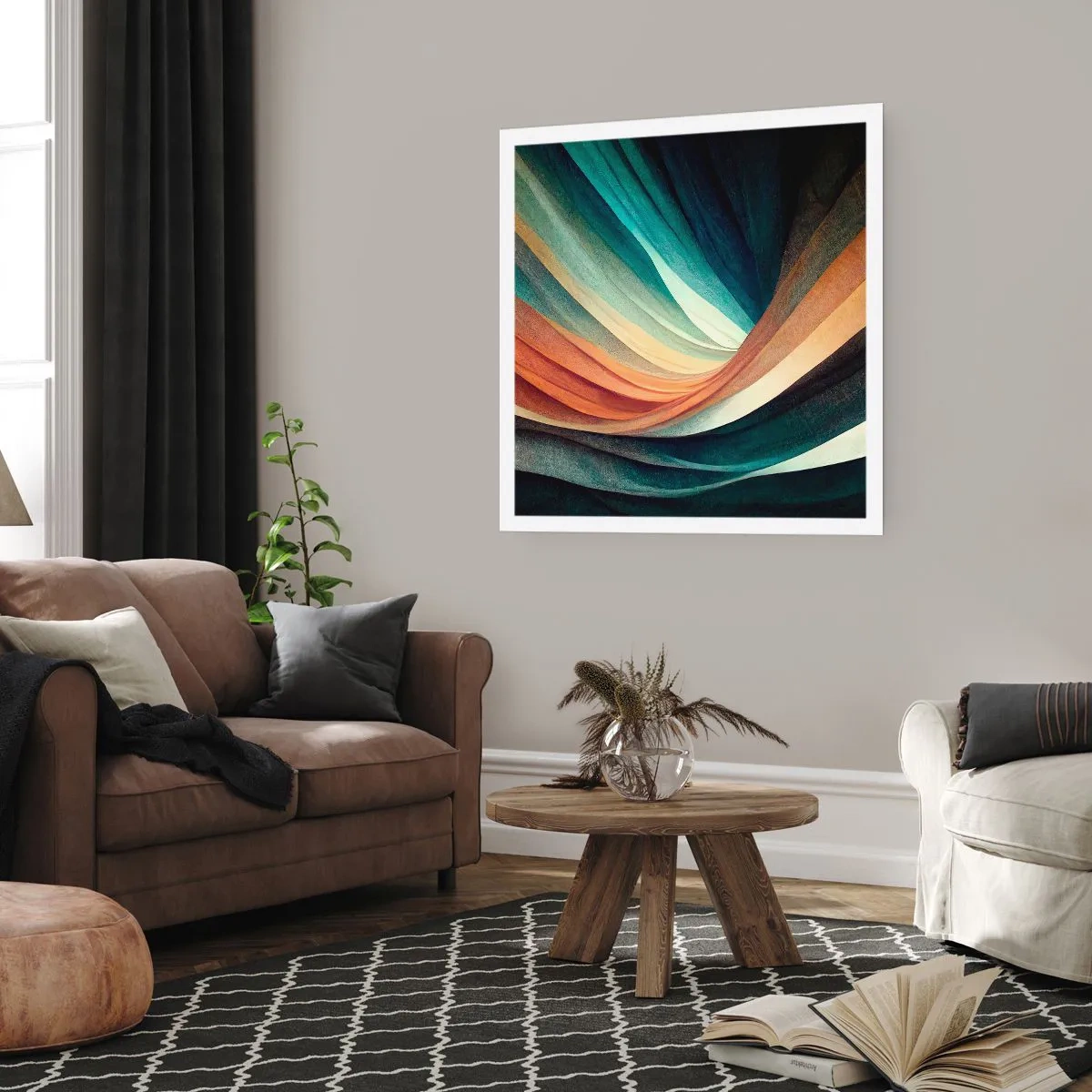 Plakát - Utkané z barev - 50x50 cm