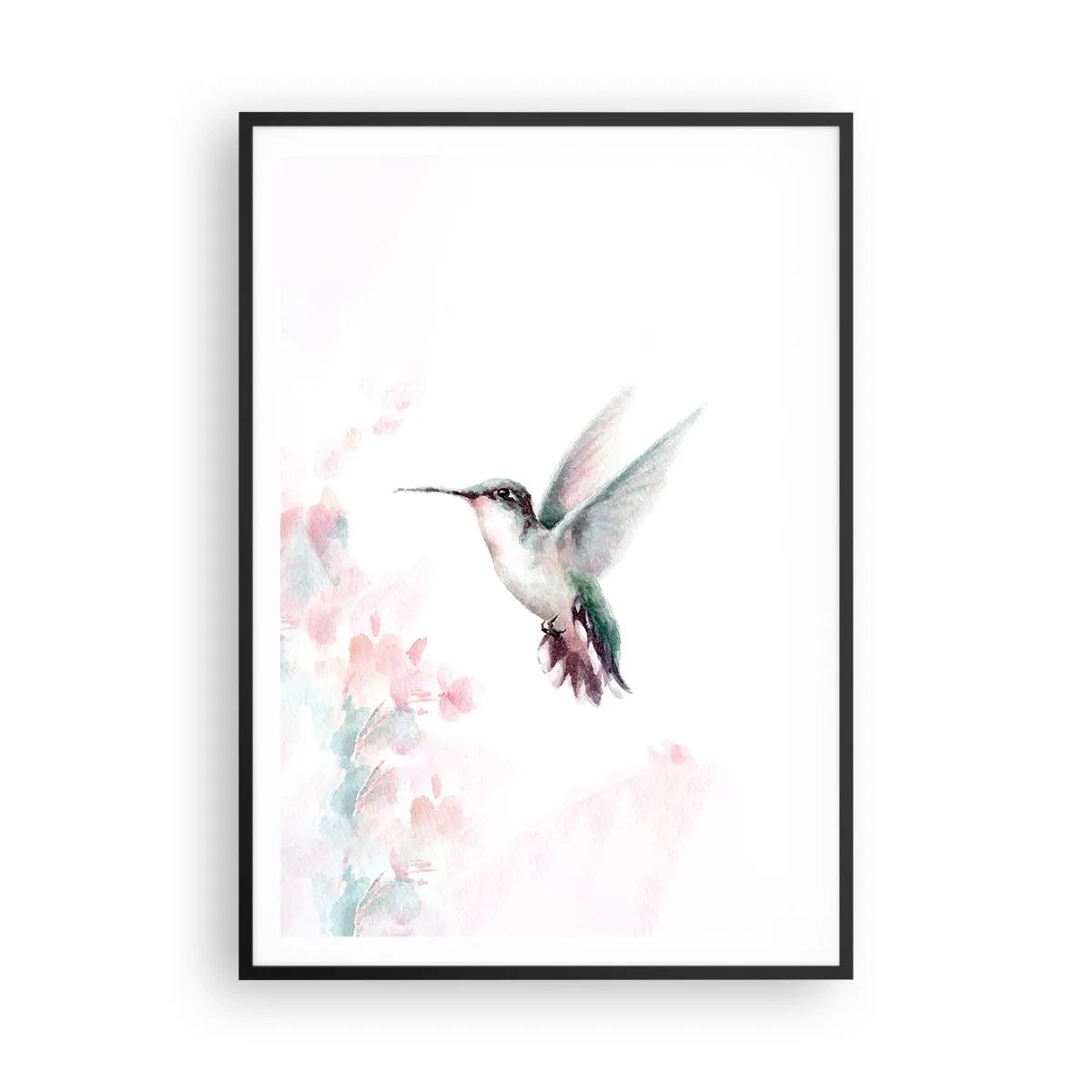 Plakát v černém rámu - Mávání - 70x100 cm
