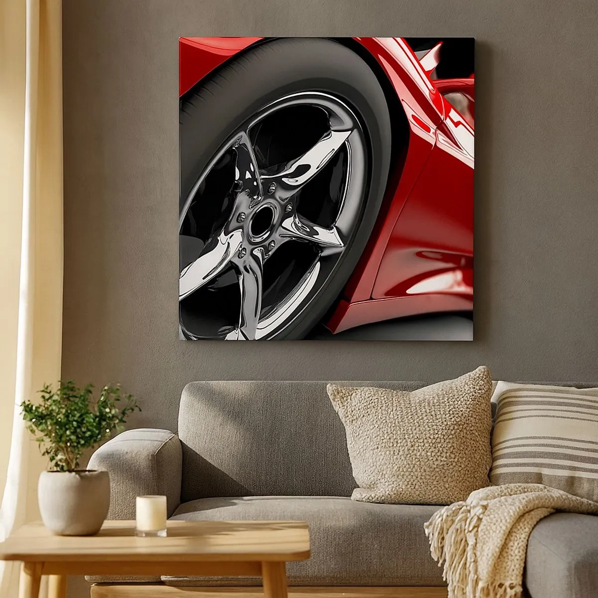 Obraz na plátně - Vytvořený pro rychlost - 30x30 cm