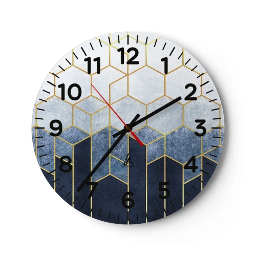 Nástěnné hodiny - Kompozice v synkopickém rytmu - 30x30 cm