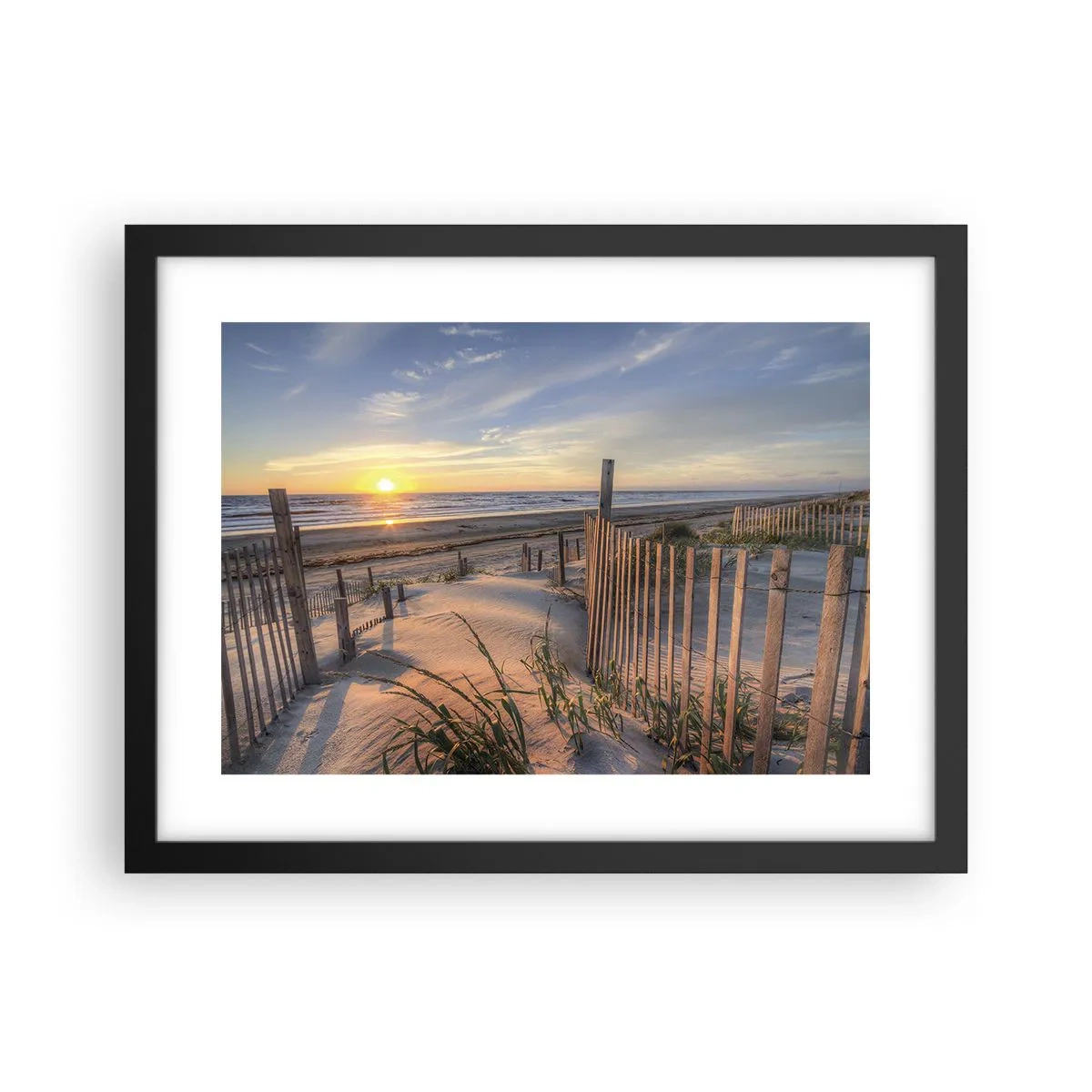 Plakát v černém rámu - Odlesk a stín větru - 40x30 cm