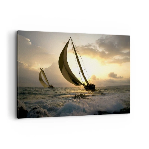 Obraz na plátně - S větrem a proti větru - 120x80 cm