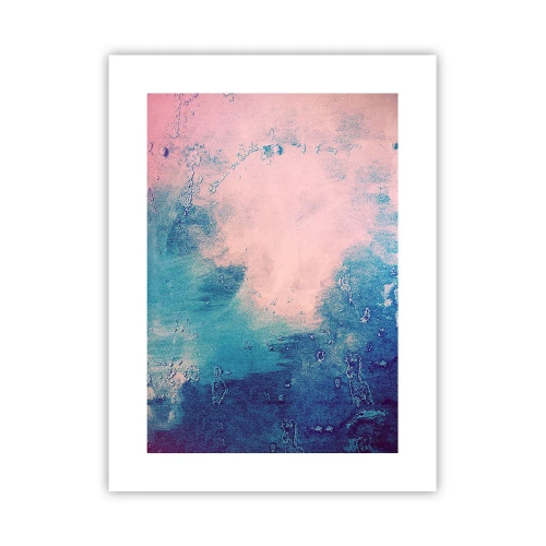 Plakát - Modrá objetí - 30x40 cm