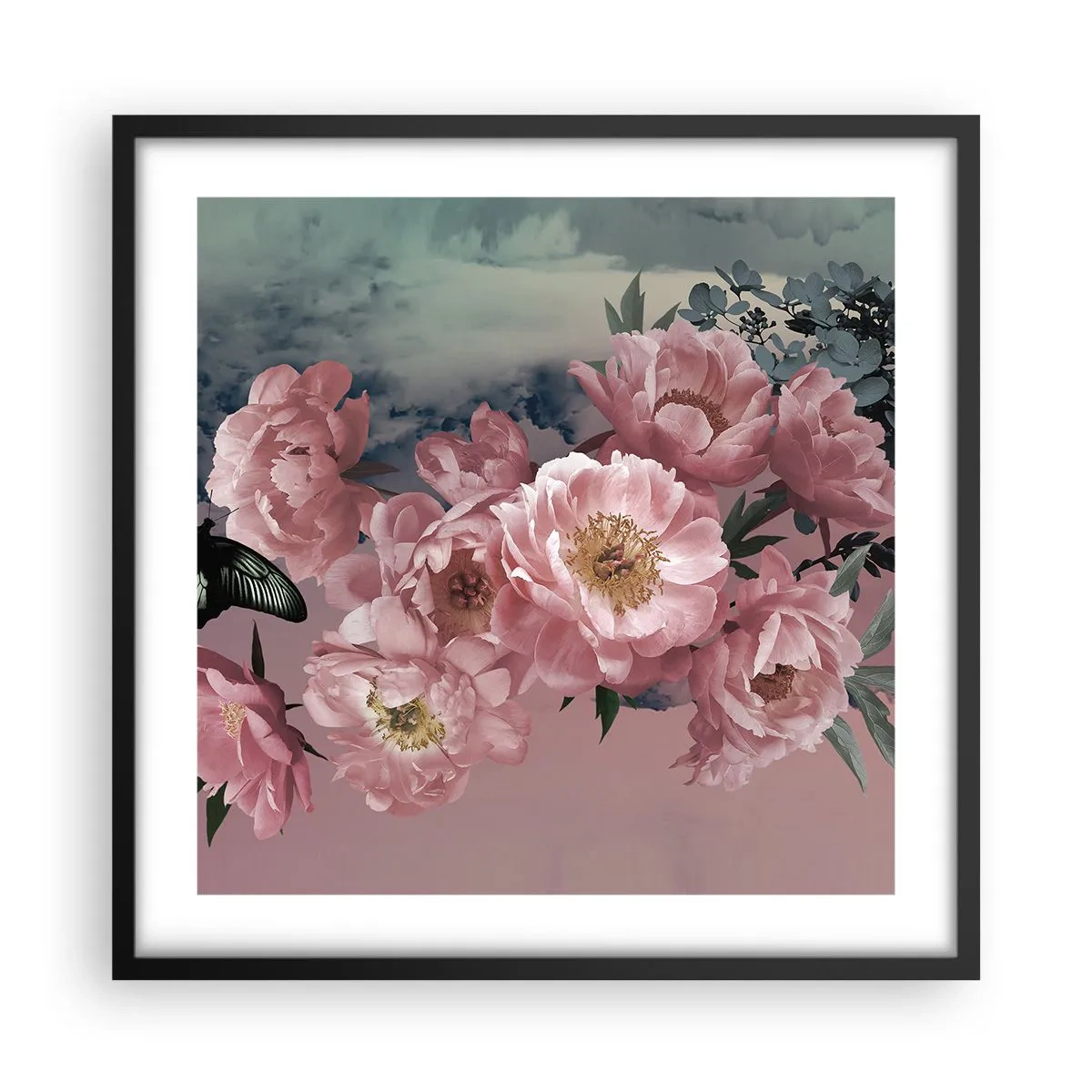 Plakát v černém rámu - Vrchol romantismu - 50x50 cm