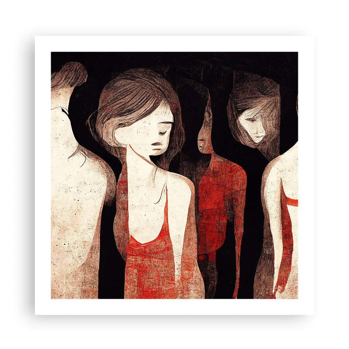 Plakát - Madony z temnoty - 60x60 cm