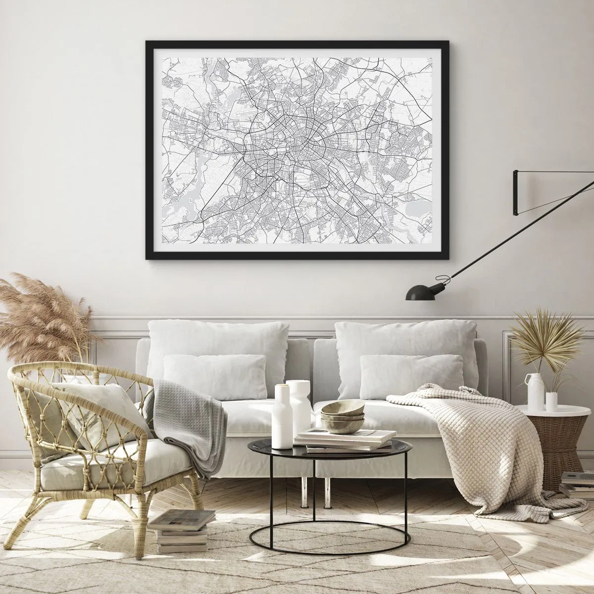Plakát v černém rámu - Květ Berlína - 91x61 cm