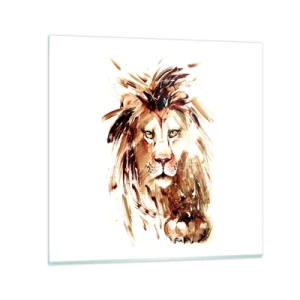 Obraz na skle - Síla a důstojnost - 30x30 cm