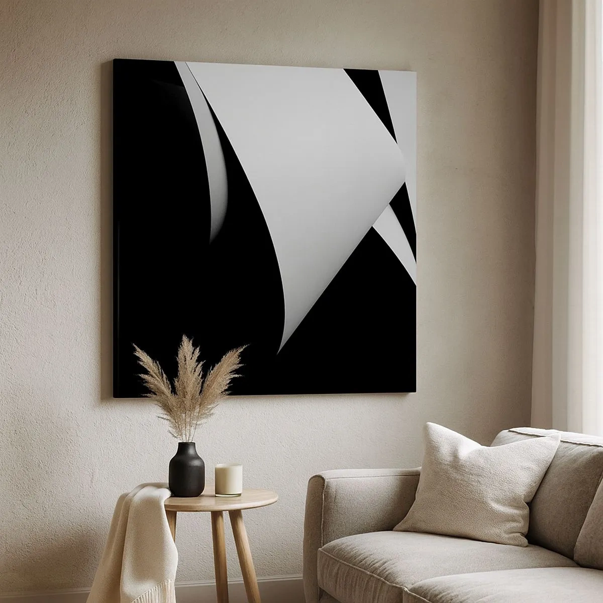 Obraz na plátně - Světlo z hlubin stínu - 30x30 cm