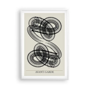 Plakát v bílém rámu - Vyšlo to spontánně - 61x91 cm