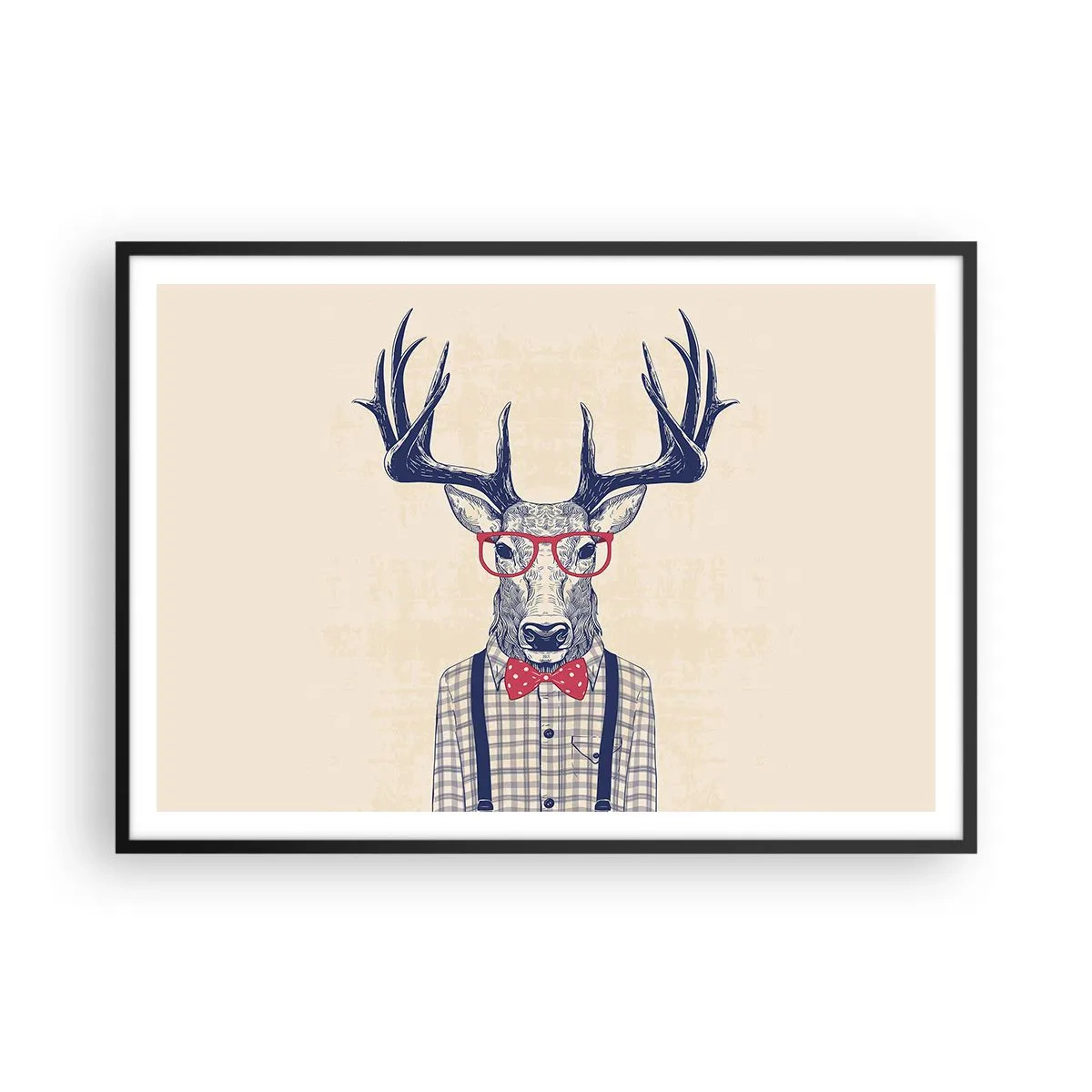 Plakát v černém rámu - Zábavná extravagance - 100x70 cm