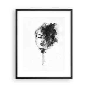 Plakát v černém rámu - O čem sní dívka - 40x50 cm