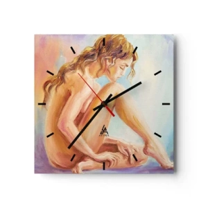 Nástěnné hodiny - Akt mládí - 30x30 cm