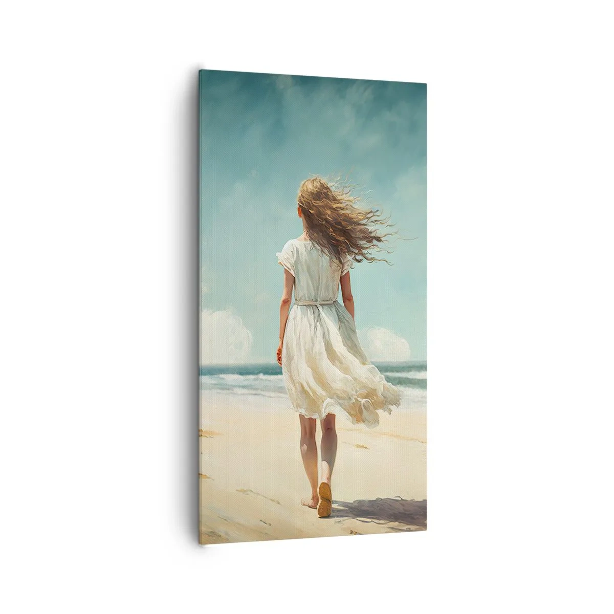 Obraz na plátně - Směrem k slunci a větru - 65x120 cm