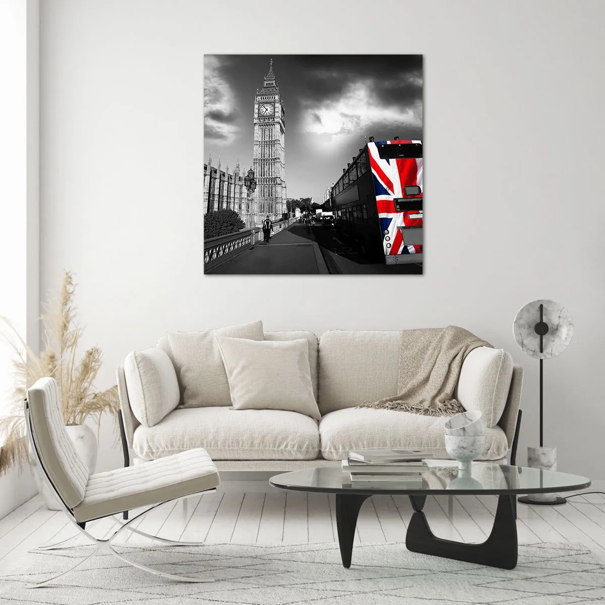 Obraz na skle - Hrdá a velká - 50x50 cm