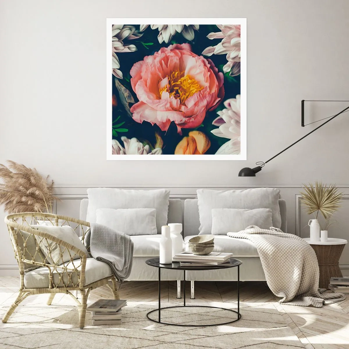 Plakát - S barokním přepychem - 60x60 cm