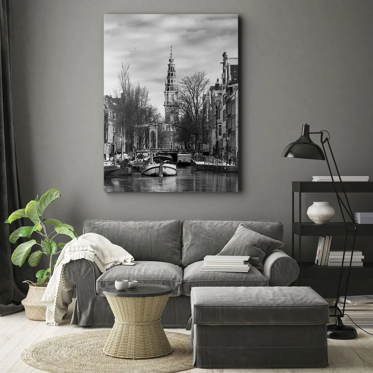 Obraz na plátně - Amsterdamské vibrace - 55x100 cm