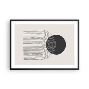 Plakát v černém rámu - Chvění a jistota - 70x50 cm