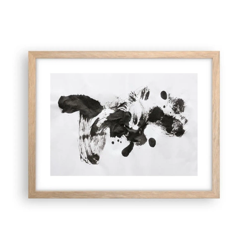 Plakát v rámu světlý dub - Metoda v šílenství? - 40x30 cm