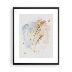 Plakát v černém rámu - Zlatý závan - 40x50 cm