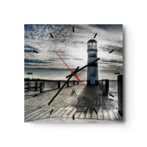 Nástěnné hodiny - Námořníci, čekám na vás - 40x40 cm