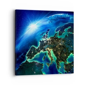 Obraz na plátně - Jiskřivá Evropa - 40x40 cm