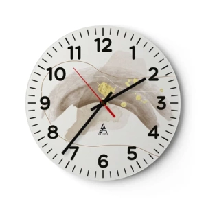 Nástěnné hodiny - Vesmírná bytost - 40x40 cm