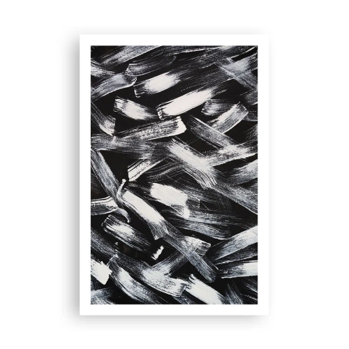 Plakát - Abstrakce v industriálním duchu - 61x91 cm