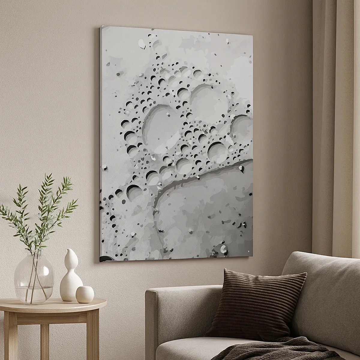 Obraz na plátně - Stopa po zpěněném - 50x70 cm