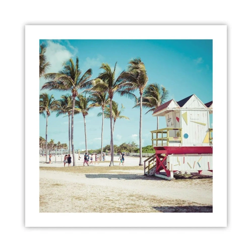 Plakát - Čeká tě krásný den - 50x50 cm