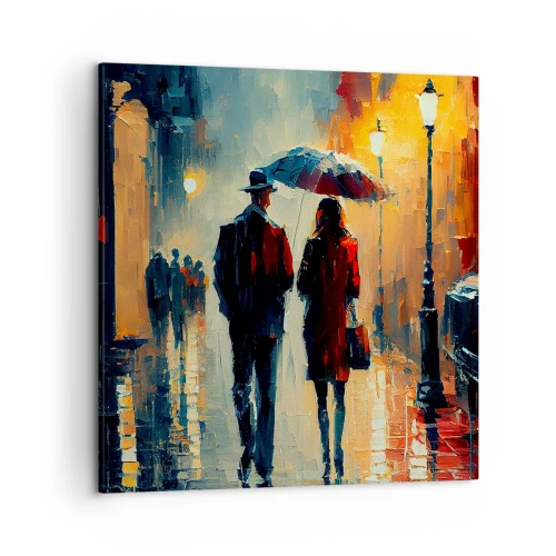 Obraz na plátně - Městská love story - 50x50 cm