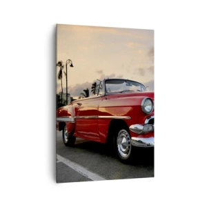 Obraz na plátně - Červený žár tropů - 70x100 cm