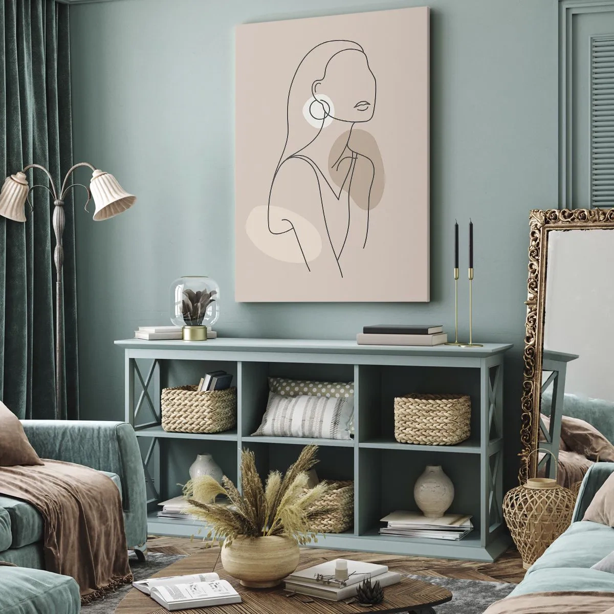 Obraz na plátně - Dívčí ikona - 50x70 cm