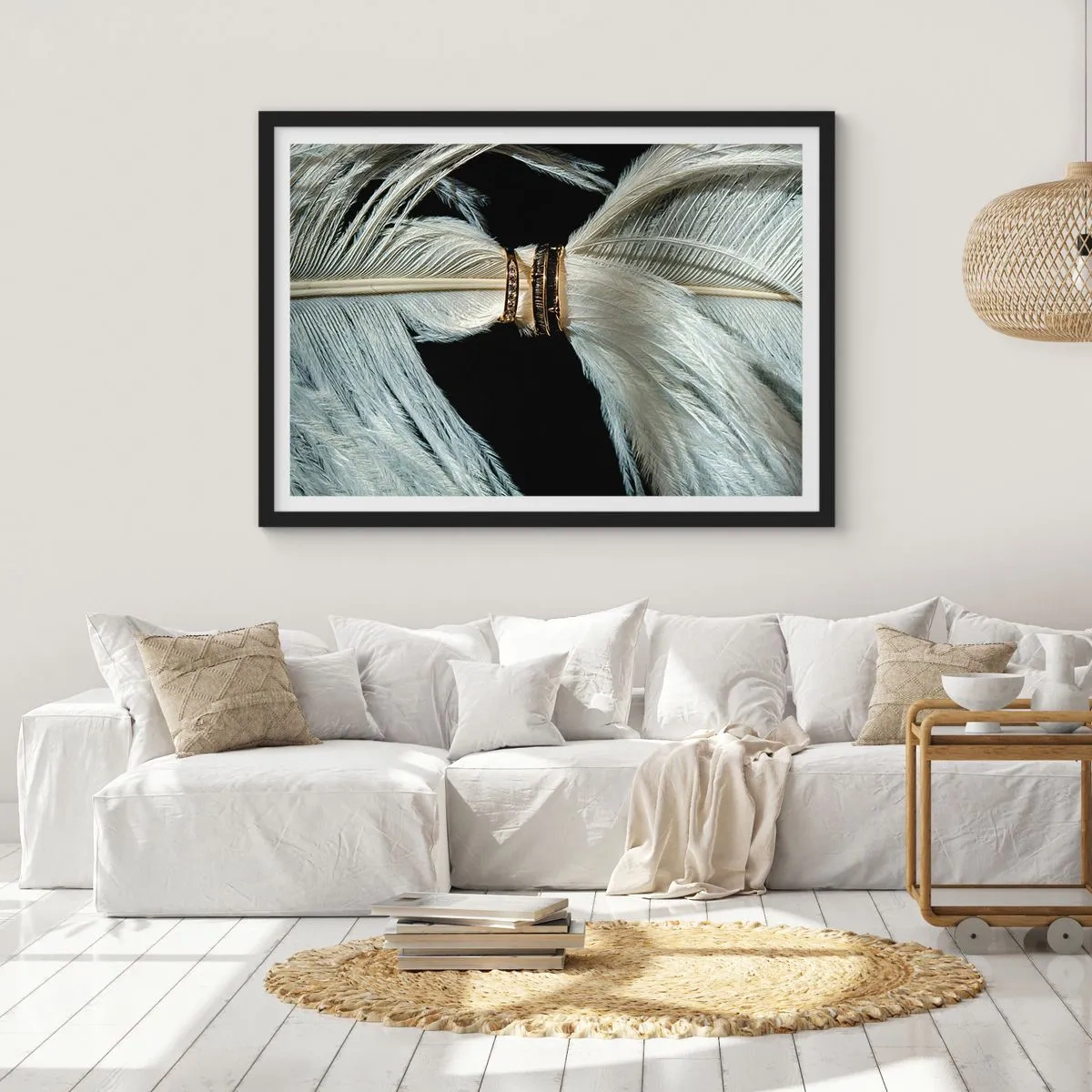 Plakát v černém rámu - …a neopustím tě…. - 70x50 cm