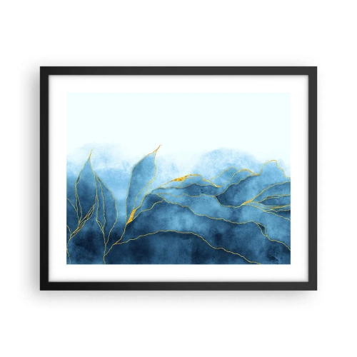 Plakát v černém rámu - Blankyt ve zlatě - 50x40 cm