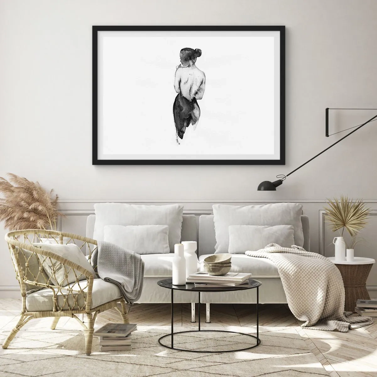Plakát v černém rámu - Mizející svět - 91x61 cm