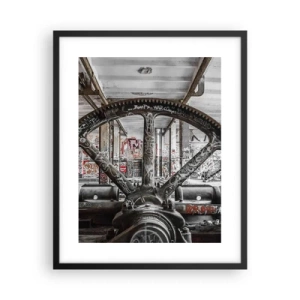 Plakát v černém rámu - Tajný život továrny - 40x50 cm