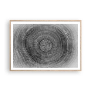 Plakát v rámu světlý dub - Znamení doby - 100x70 cm