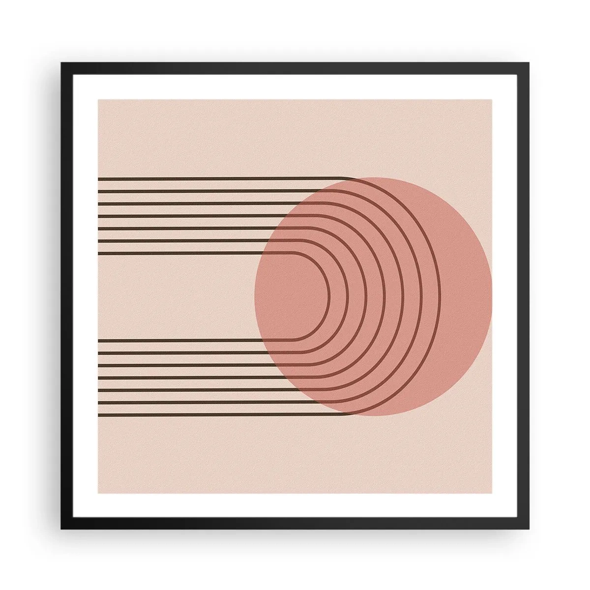 Plakát v černém rámu - Neodolatelná přitažlivost - 60x60 cm