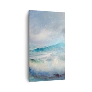 Obraz na plátně - „Vichřice zavyla triumfálně…“ - 45x80 cm