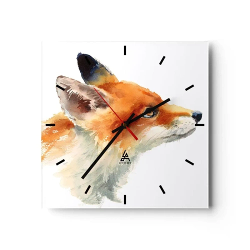 Nástěnné hodiny - Opatrnosti není nikdy dost - 30x30 cm