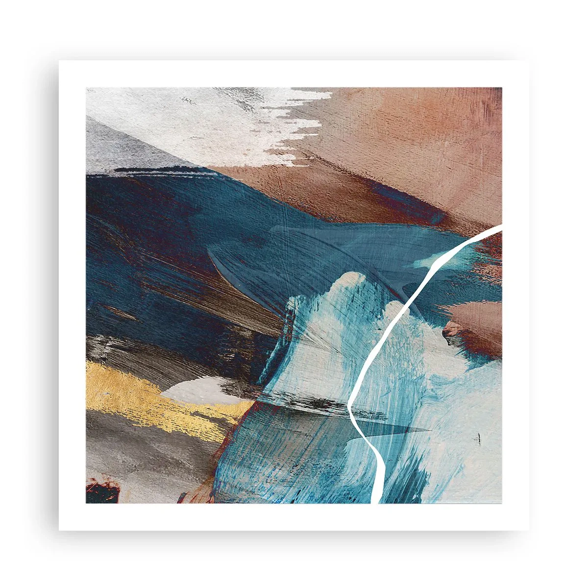 Plakát - Na plno a s energií - 60x60 cm