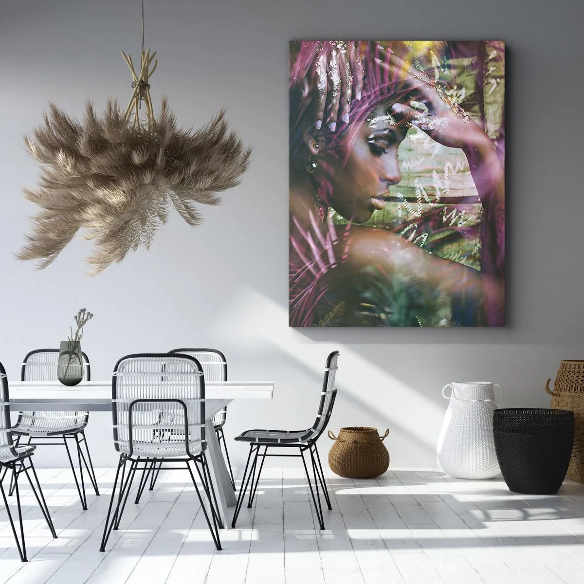 Obraz na plátně - Matka příroda v džungli - 45x80 cm