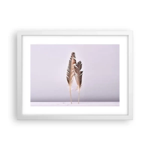 Plakát v bílém rámu - Proti nicotě - 40x30 cm