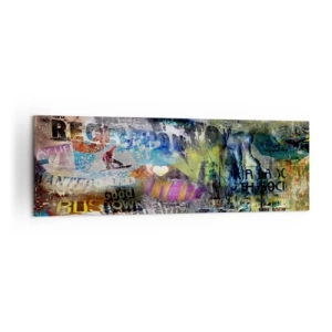 Obraz na plátně - Koláž vzpomínek - 160x50 cm